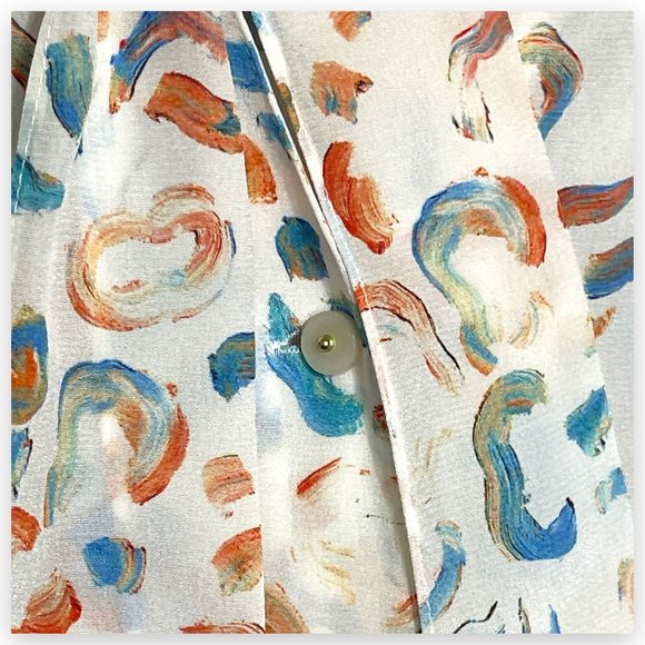 ROBERT GRAHAM BRENNA LEOPARD PRINTED SILK SHIRT DRESS M NWT RETAIL $398 - Picture 13 of 14